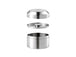 Boite inox double couvercle 50g Kinto