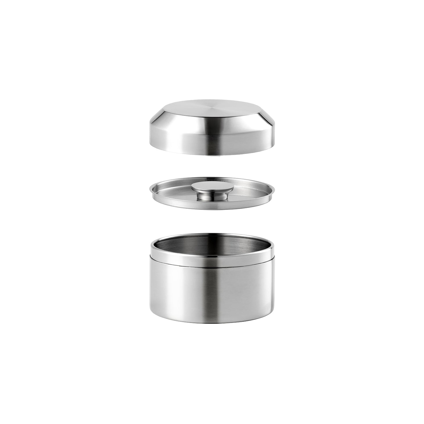 Boite inox double couvercle 50g Kinto
