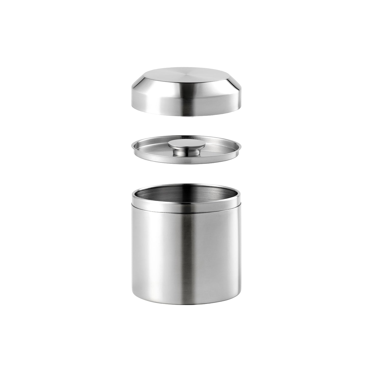 Kinto 100g double lid stainless steel canister