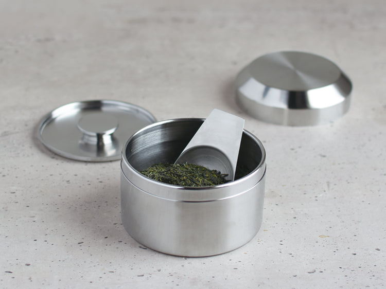 Boite inox double couvercle 50g Kinto